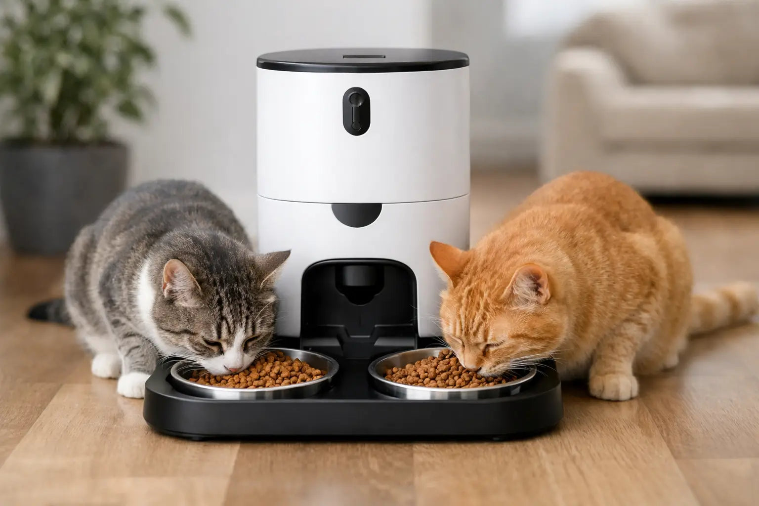 Best Automatic Pet Feeder for Two Cats