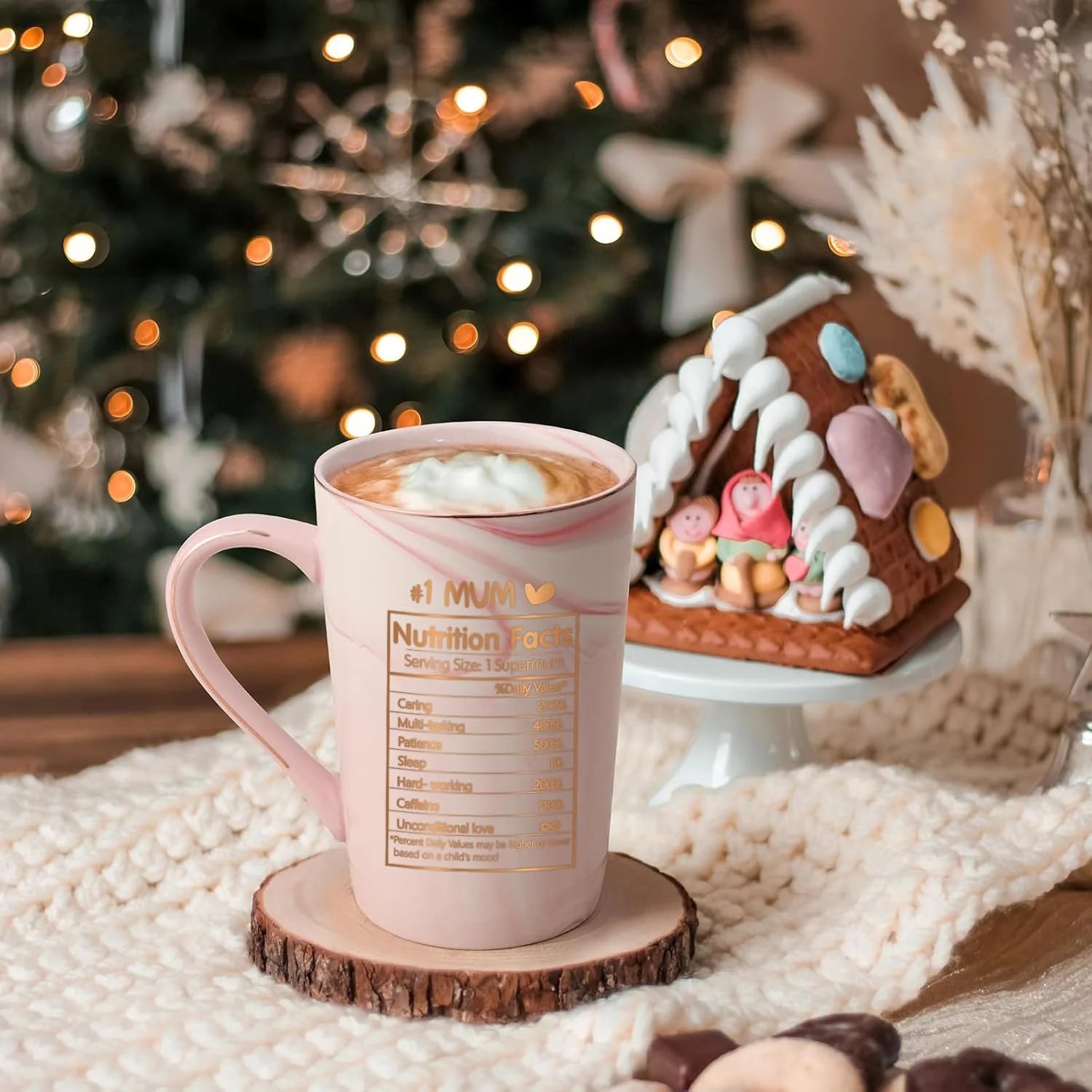 14 Oz Pink Best Mum Ever Gifts, Mum Gifts from Daughter Son Kids Coffee Mug, Best Mum Gifts for Christmas Mothers Day