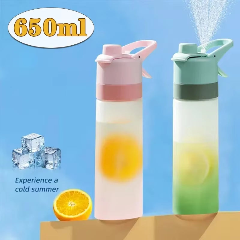 1-4PCS Water Jet Mug Outdoor Portable Sports Water Bottle Gradient Jet Mug Outdoor Sports Fitness Mug Gradient Frosted Kids Cup