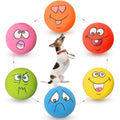 6 Pcs Latex Dog Squeaky Toys Rubber Soft Dog Toys Chewing Squeaky Toy Fetch Play Balls Toy for Puppy Small Pets Dog Accessories