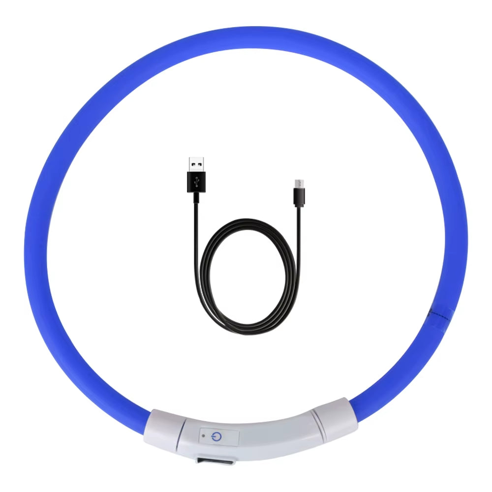 Night Safety Flashing Glow Collar Night Luminous Charge Collar Led Usb Dog Collar Pet Accessories Dog Accessories