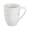 15 Fl Oz Grey Marble Stoneware Mug