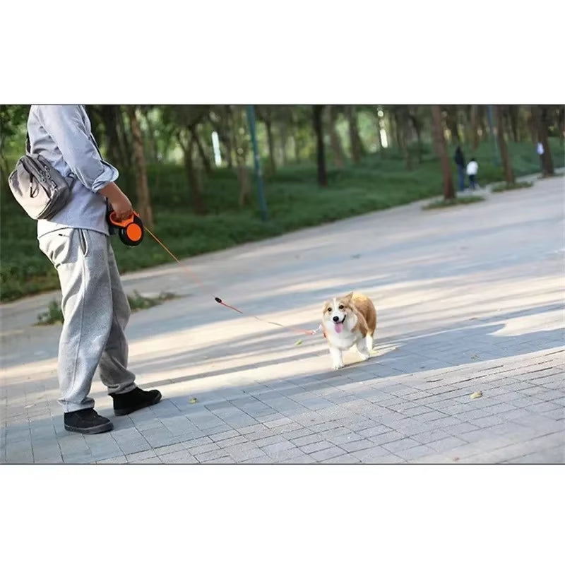 3/5/8M Dog Leash Retractable Roulette Collar for Small Big Dog Accessories Adjustable Durable Walking Hiking Bulldog Rope