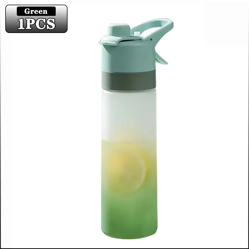 1-4PCS Water Jet Mug Outdoor Portable Sports Water Bottle Gradient Jet Mug Outdoor Sports Fitness Mug Gradient Frosted Kids Cup