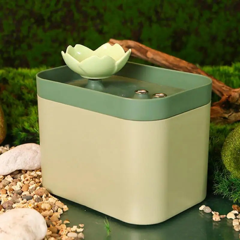 Cat Water Fountain Ceramic Pet Drinking Dispenser Ultra Quiet Water Feeding Supplies for Cats and Dogs Silent Pet Dispenser