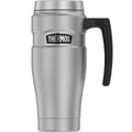 Stainless King Vacuum-Insulated Travel Mug with Handle - 16Oz, Stainless Steel -  Tumbler for Hot & Cold Drinks - Leak & Sweat-Proof Stainless Steel Coffee Mug with Lid for Commuting