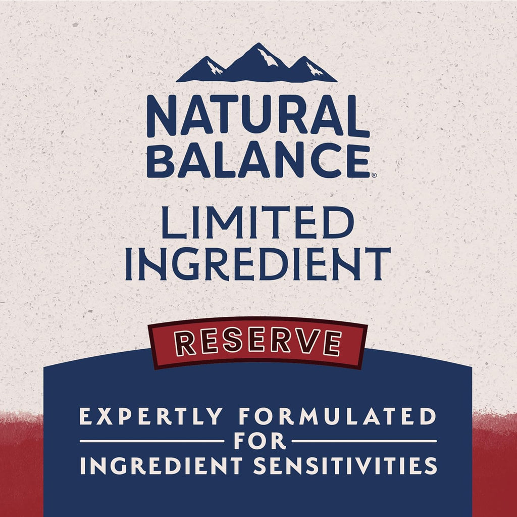 Limited Ingredient Reserve Grain Free Sweet Potato & Bison Dry Dog Food for Adults, Sensitive Stomach, 12 Lb (Pack of 1)