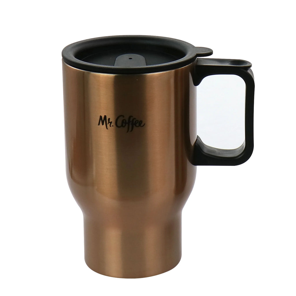 2 Piece 15 Fluid Ounce Thermal Bottle and Travel Mug in Copper