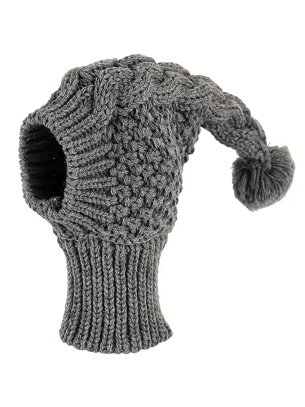 Hand Knit Winter Wool Greyhound Large Dog Beanie Hat Dog Accessories Whippet Snood for Dogs