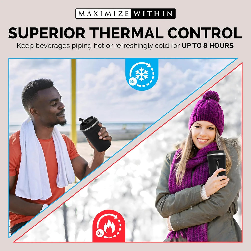 Maximize within Vacuum Insulated 12Oz Stainless Steel Travel Mug