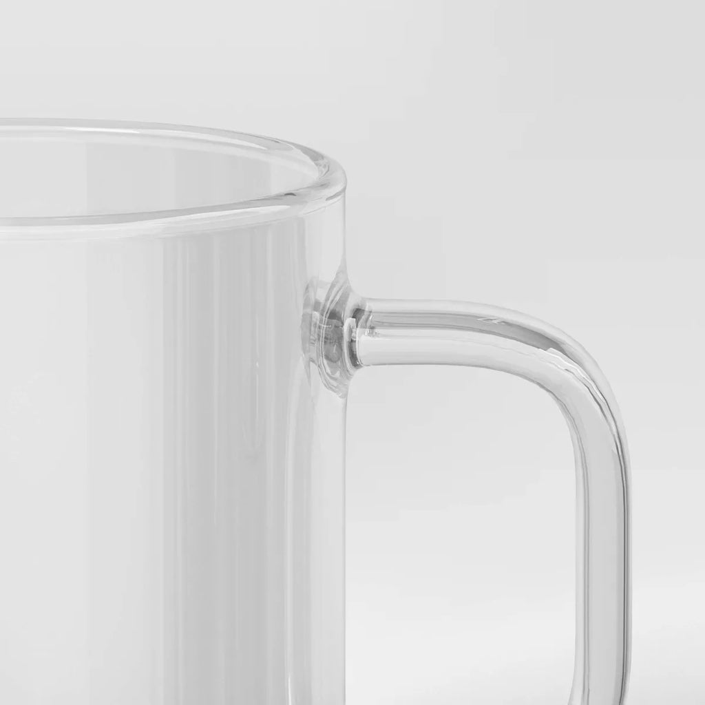 14Oz Borosilicate Glass Mug - Room Essentials