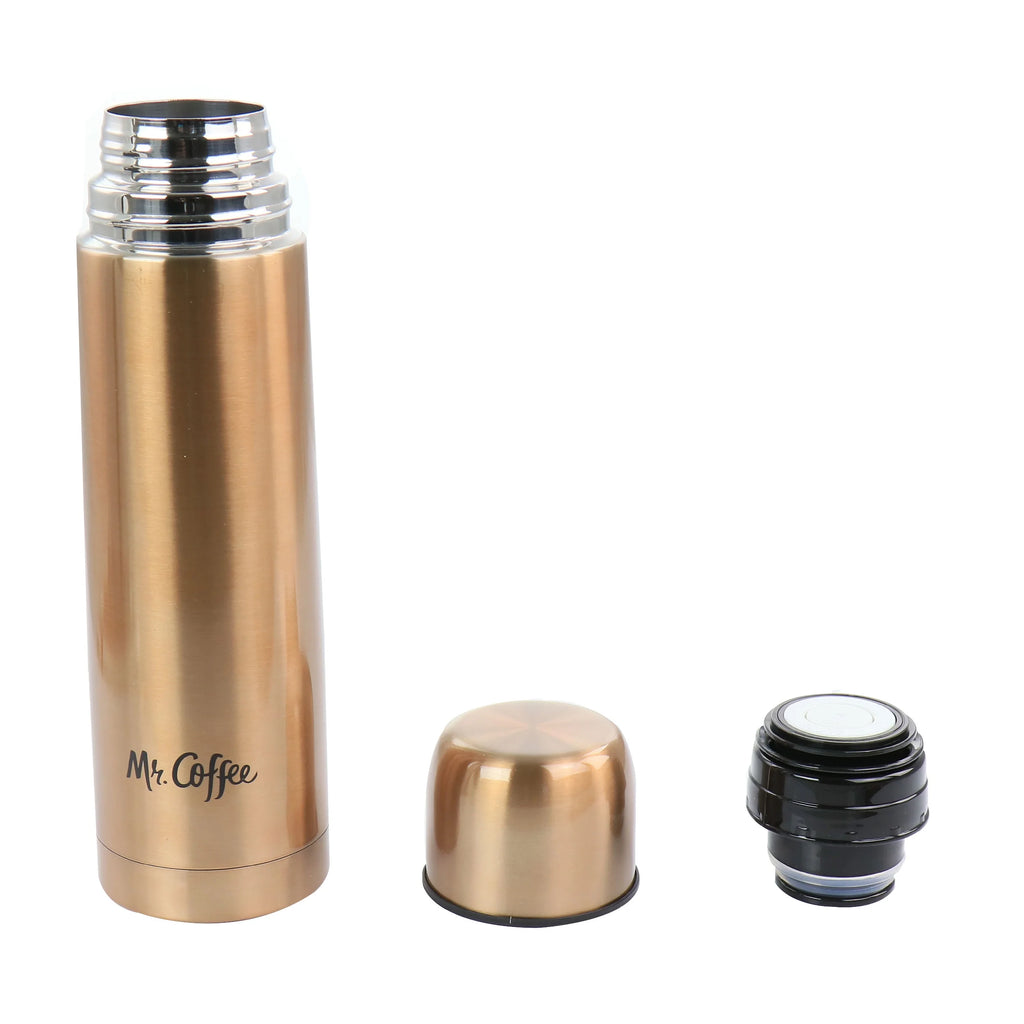 2 Piece 15 Fluid Ounce Thermal Bottle and Travel Mug in Copper