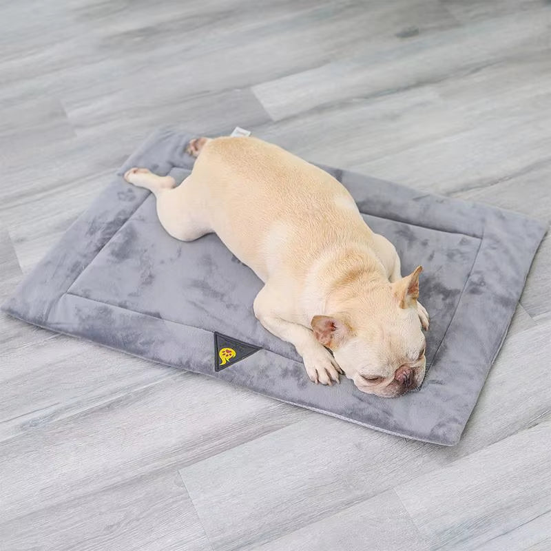 Self Heating Pet Bed Comfortable Flannel Dog Mat Elderly Pets Cat Warmer Winter Thermal Supplies Waterproof Warming Pad
