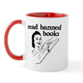- Read Banned Books Mug - 11 Oz Ceramic Mug - Novelty Coffee Tea Cup