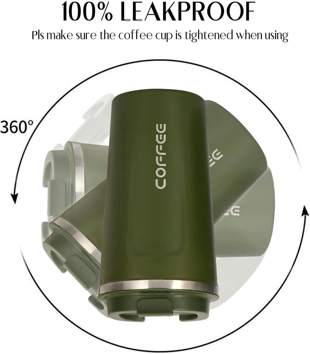 Innotech Double Wall Stainless Steel Smart Temperature Display Coffee, Tea, Hot Drinks Mug/Bottle/Cup with Led Temperature Display on Lid