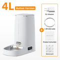 Automatic Cat Feeder Pet Smart Cat Food Kibble Dispenser Remote Control Wifi Button Auto Feeder for Cats Dog Accessories