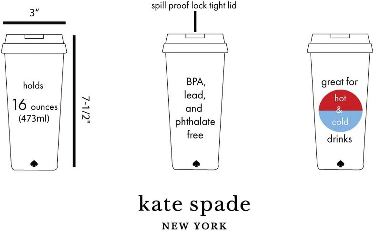 16 Ounce Insulated Travel Mug for Brides, Double Wall Travel Tumbler for Coffee/Tea, I Do (Gold)