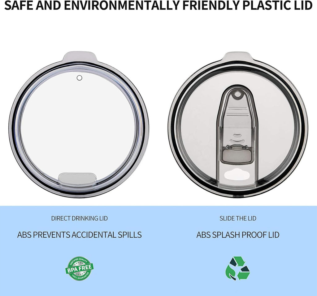 14Oz Coffee Mug with Handle, Vacuum Insulated Coffee Mug with Lid, Double Wall Stainless Steel Travel Tumbler Mug (Glitter Black 1 Pack)