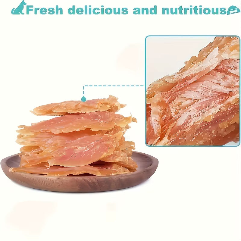 Delicious Premium Natural Chicken Dog Treats - Perfect for All Breeds, Available in 100G and 500G Sizes!