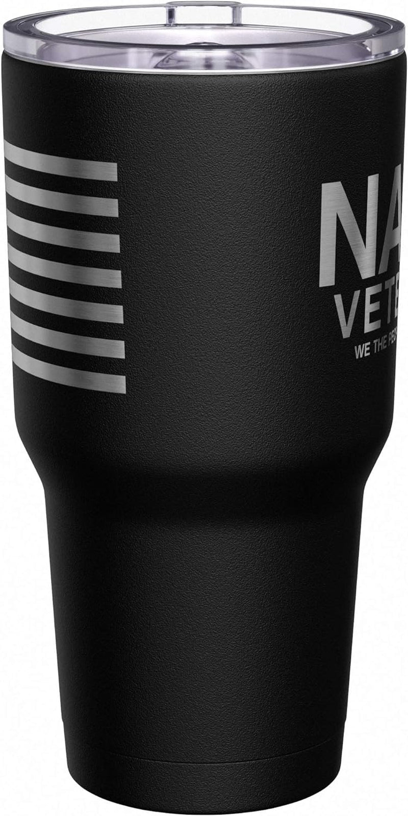 - Navy Veteran Travel Mug - American Flag Coffee Tumbler - Military Double Insulated Tumbler - 30 Oz